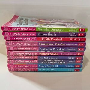 Lot of 10 Candy Apple Books